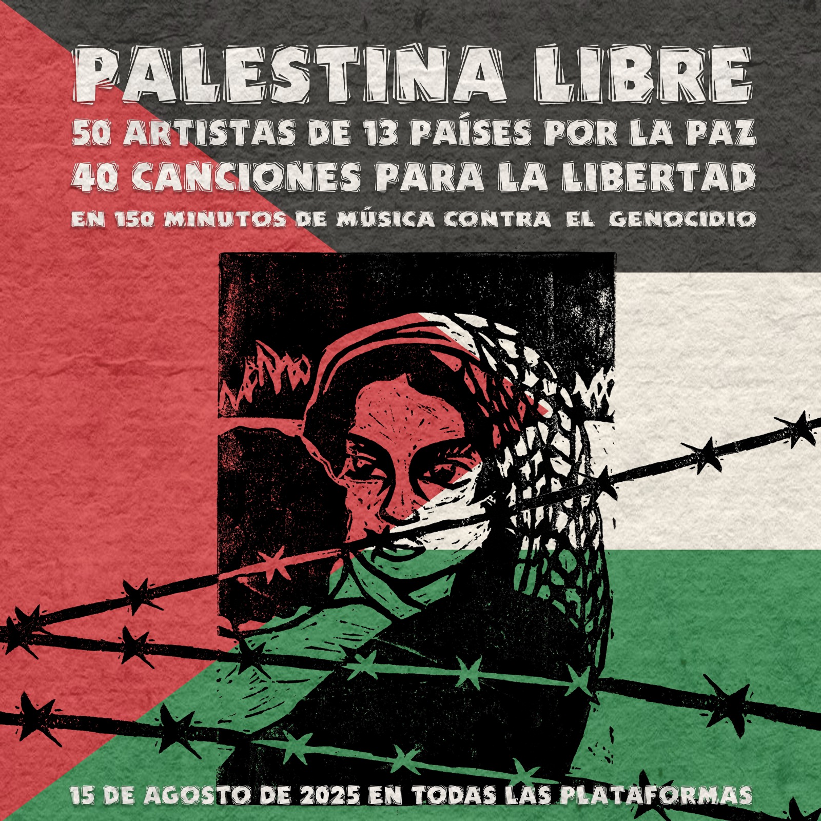 “Palestina Libre”, un álbum colaborativo contra el genocidio sionista